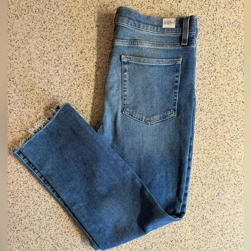Frank & Eileen- Cork Everyday Jeans Raw Hem Antique Blue.Size 31